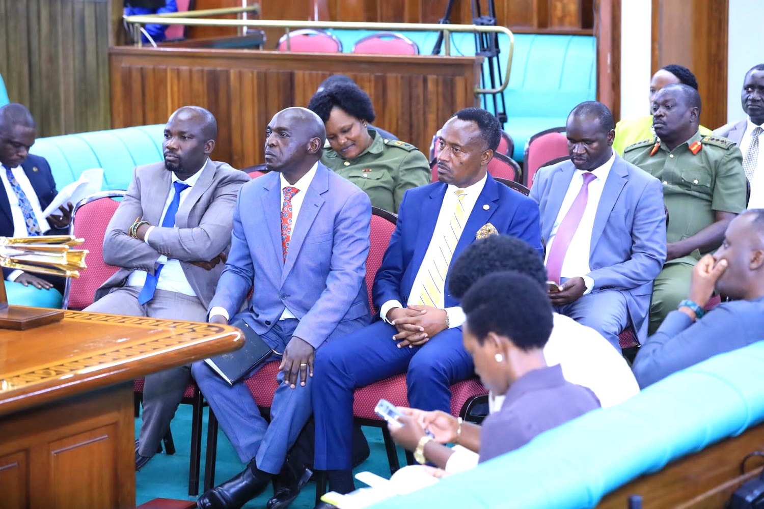 Some the army MPs also attended the sitting wherein the UPDF Bill was presented for Firdst Reading